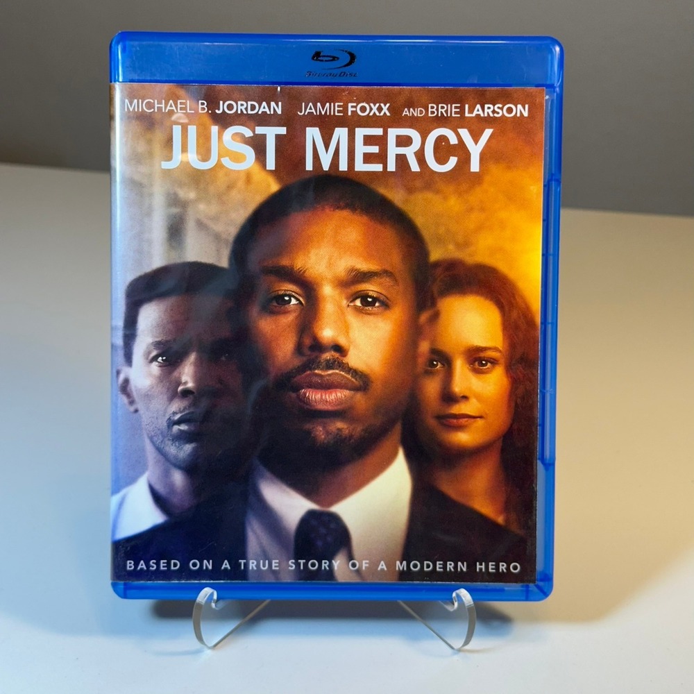 Just Mercy Blu Ray Movie Michael‎ B Jordan Jamie Foxx Brie Larson Based on True